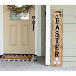 easter porch sign svg, happy easter svg, bunny butt svg, welcome porch sign svg, easter bunny svg cut files for cricut,