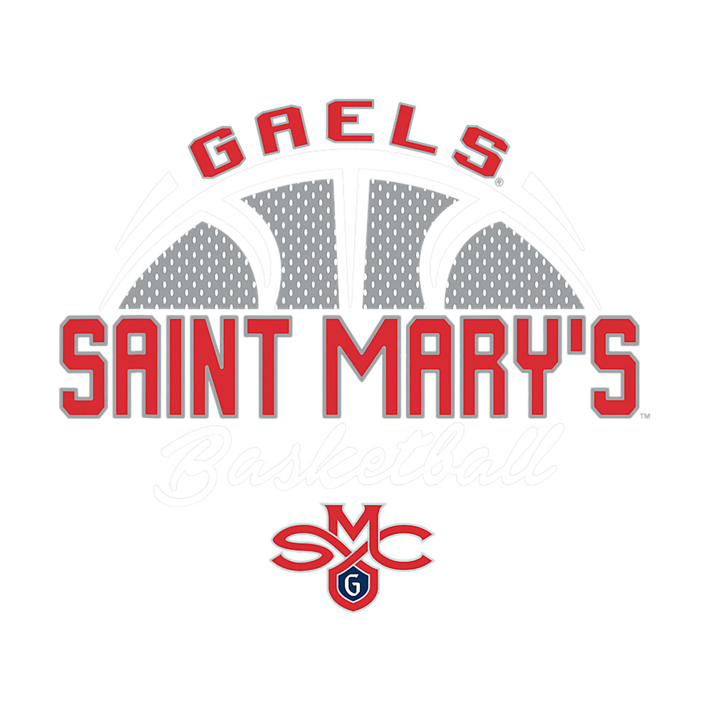 Saint Mary s Gaels Basketball Swish Navy Officially Licensed  png, sublimation.png