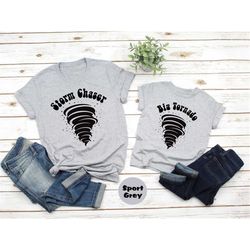 storm chaser t-shirt, matching mama and family shirt, tiny tornado baby outfit, mother son daughter kids sweatshirt, mot