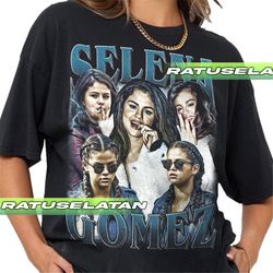 limited selena gomez vintage t-shirt, gift for women and man unisex t-shirt