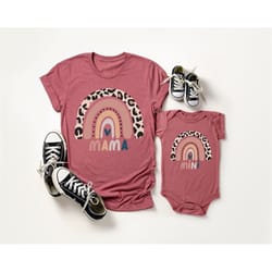 mama valentines shirt,mini valentines shirt,mama's girl valentines shirt,rainbow mama shirt, rainbow mini shirt,mama min