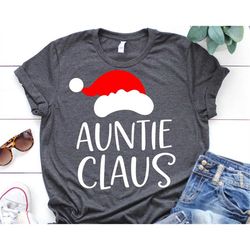 auntie christmas svg, auntie claus svg, christmas svg, santa claus, christmas shirt svg, one merry aunt, funny svg file