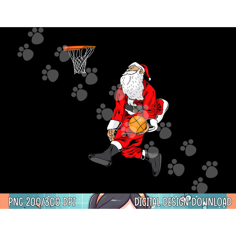 Santa Playing Basketball Slam Dunk Christmas png, sublimation Gift png, sublimation.jpg