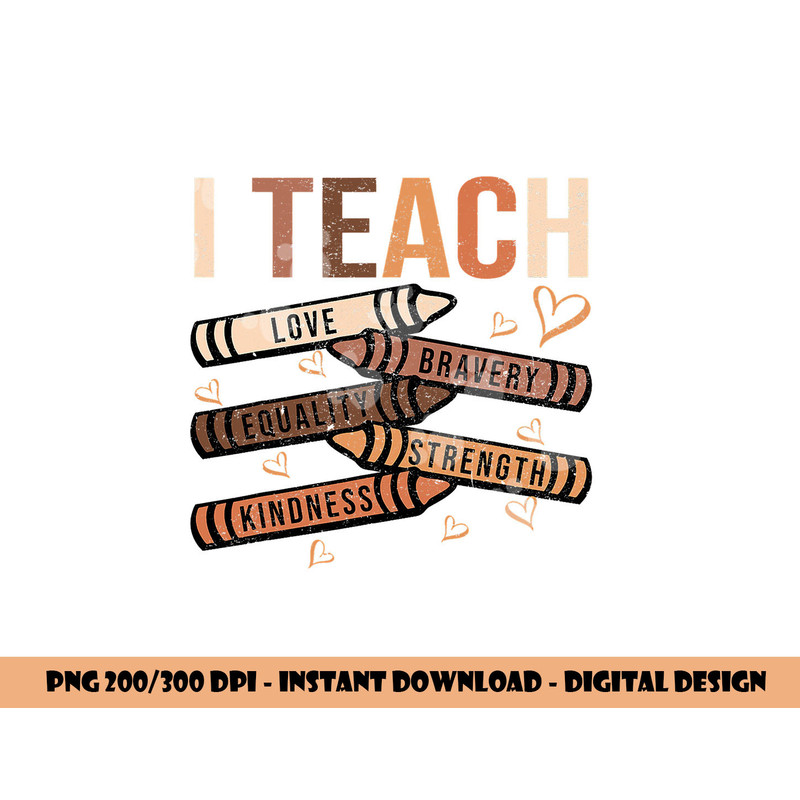 I Teach Black History Month Melanin Afro African Teacher png, sublimation copy.jpg