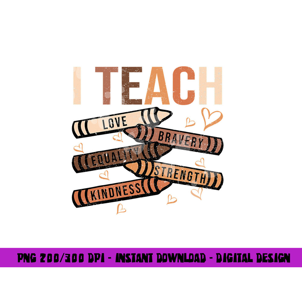 I Teach Black History Month Melanin Afro African Teacher png, sublimation copy.jpg