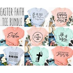 easter bundle svg bundle - easter shirt svg for cricut - religious easter bundle svg bundle - faith bundle - digital dow