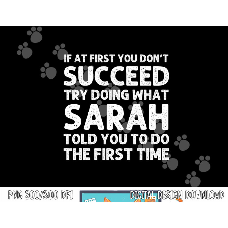 SARAH Name Personalized Birthday Funny Christmas Joke png, sublimation copy.jpg