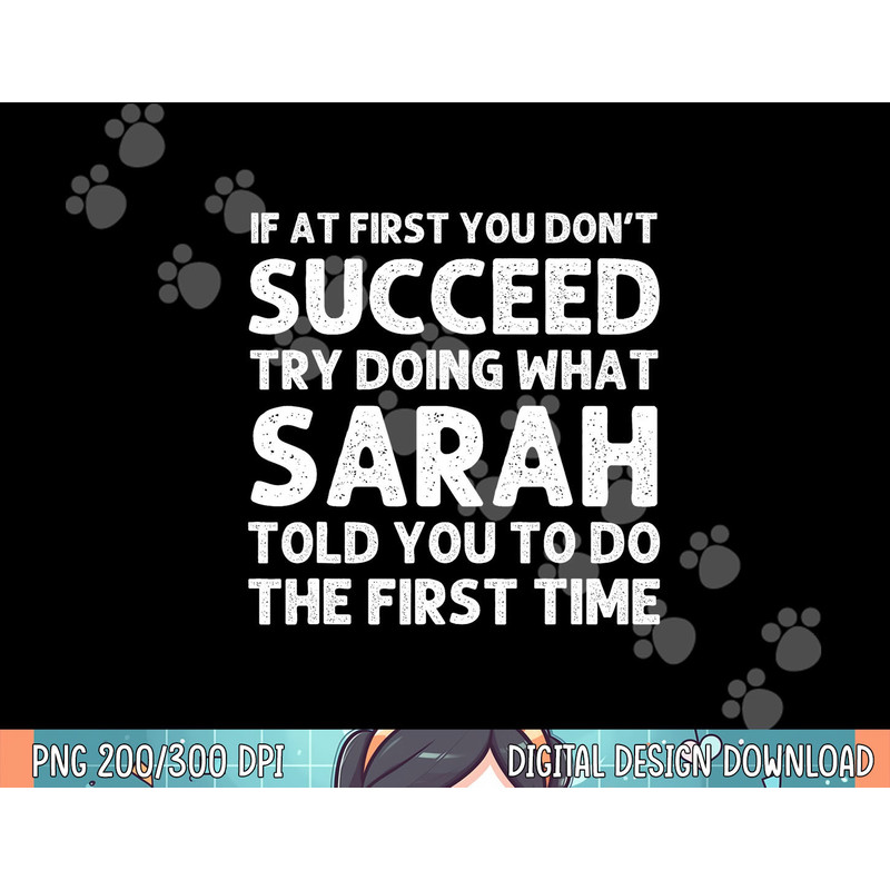 SARAH Name Personalized Birthday Funny Christmas Joke png, sublimation.jpg