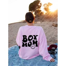 boy mom shirt, cute pregnancy announcement hoodie, new mother sweatshirt, toddler tees, mommy tshirt, funny mother outfi