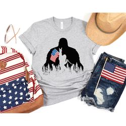 4th of july big foot shirt, 4th of july shirt, big foot shirt, independence day shirt, 4th of july gift, independence da