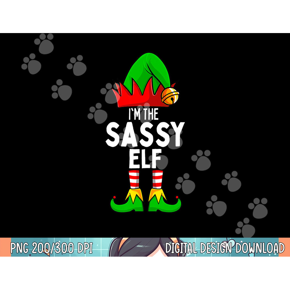 Sassy Elf Matching Family Christmas png, sublimation.jpg