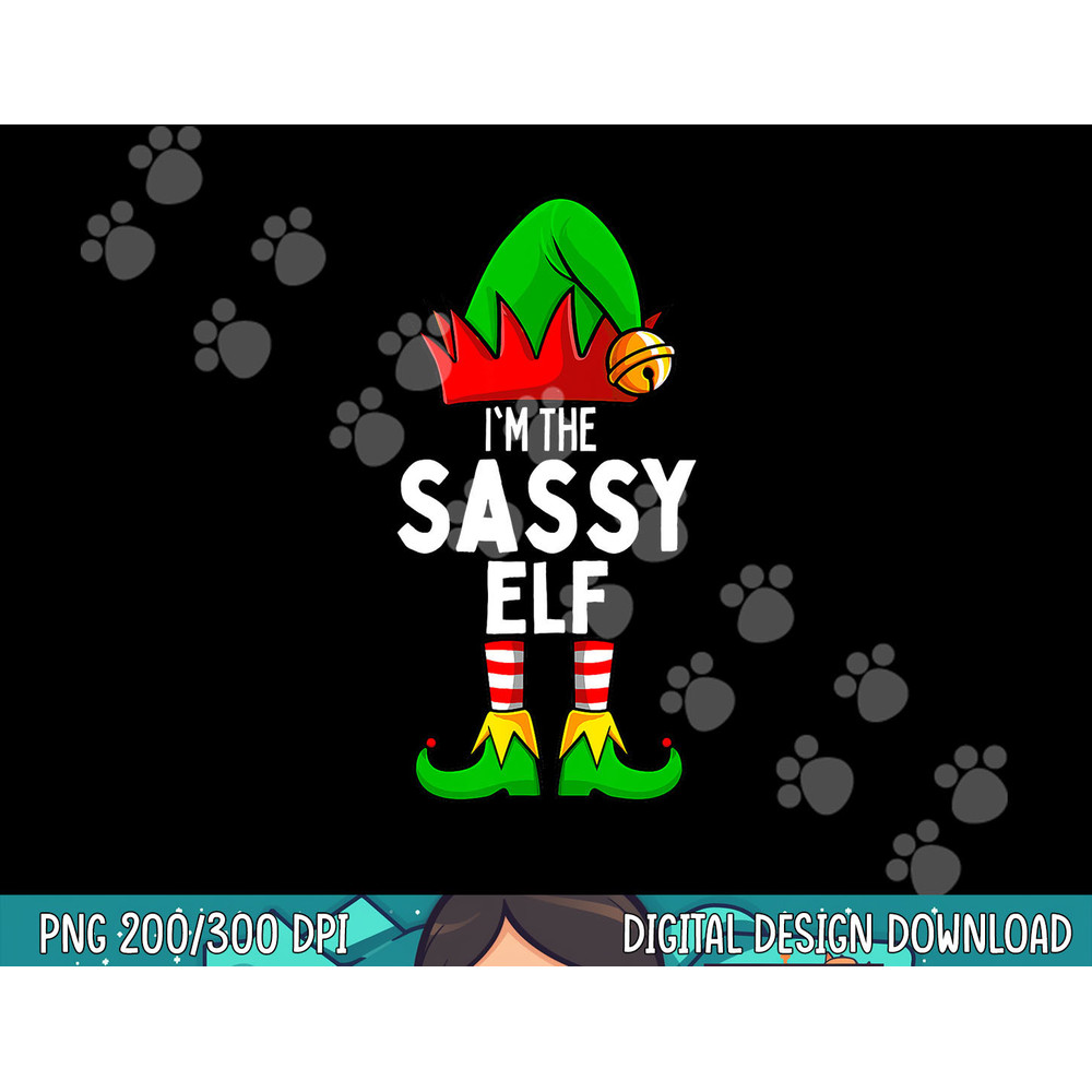 Sassy Elf Matching Family Christmas png, sublimation.jpg