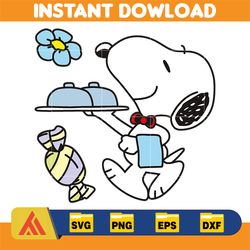 snoopy svg, peanuts svg, snoopy clipart, snoopy svg, snoopy printable, charlie brown svg, snoopy silhouette (120)