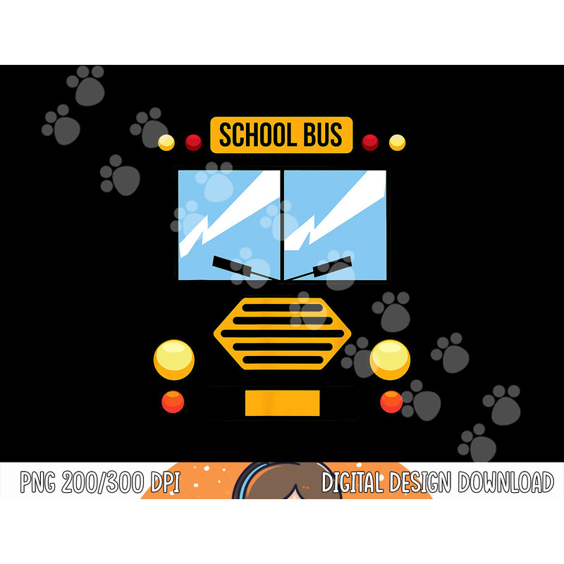 School Bus Costume Cool Easy Vehicle Halloween Gift png, sublimation copy.jpg