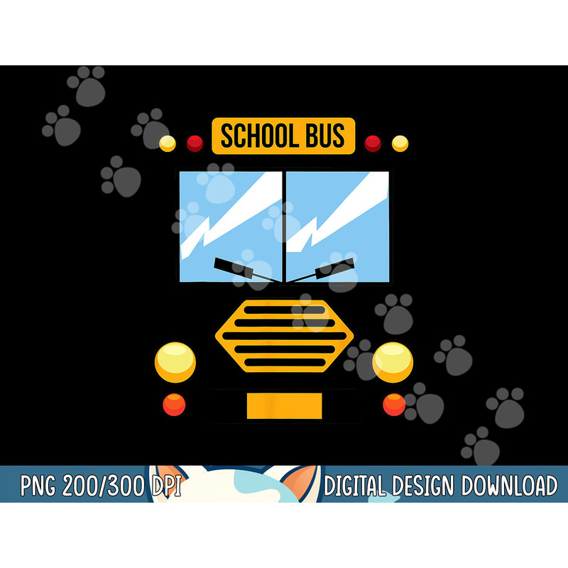 School Bus Costume Cool Easy Vehicle Halloween Gift png, sublimation copy.jpg
