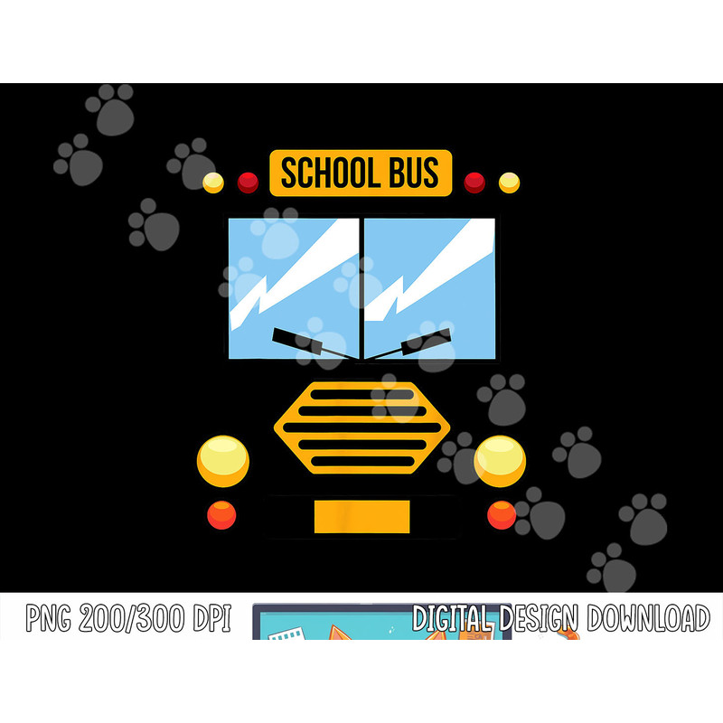 School Bus Costume Cool Easy Vehicle Halloween Gift png, sublimation copy.jpg