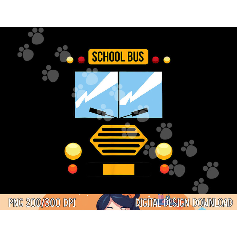 School Bus Costume Cool Easy Vehicle Halloween Gift png, sublimation copy.jpg