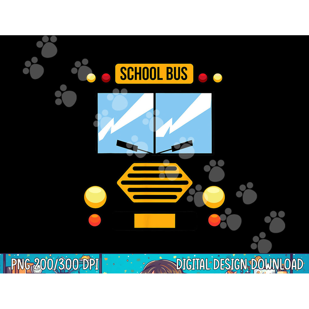 School Bus Costume Cool Easy Vehicle Halloween Gift png, sublimation copy.jpg