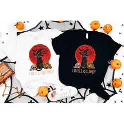 black cat halloween shirt, i smell children shirt, hocus pocus shirt, sanderson sisters shirt, happy halloween shirt, ha