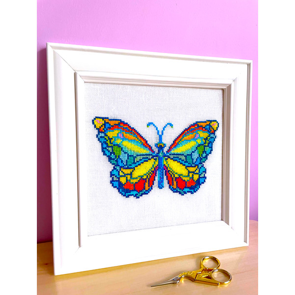 Morning Butterfly framed new 2.jpg