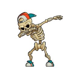 dabbing skeleton funny halloween svg happy halloween vector svg, halloween skeleton funny gift for halloween day svg, si