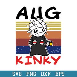 august birthday pinhead hellraiser kinky halloween svg, halloween svg, png dxf eps digital file