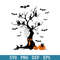Black Cat Halloween Tree Svg, Black Cat Halloween Svg, Halloween Svg, Png Dxf Eps Digital File.jpeg