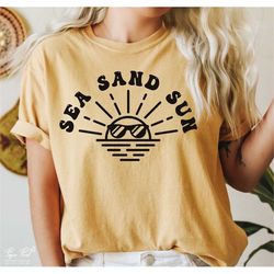 sea sand sun svg, hawaii svg, summer shirt gift svg, beach life svg, hello summer svg, vacation svg, beach vibes svg, pn