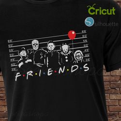 Horror Movie Friends SVG Printable and Compatible with Cricut and Silhoutte