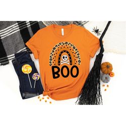 boo shirt, halloween boo shirt, boo skull shirt, boo rainbow shirt, boo cheetah shirt, rainbow shirt, happy halloween da