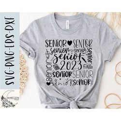 senior 2023 svg design - class of 2023 svg file for cricut - subway art svg - graduating class of 2023 - digital downloa