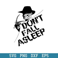 Don_t Fall Asleep Freddy Svg, Halloween Svg, Png Dxf Eps Digital File