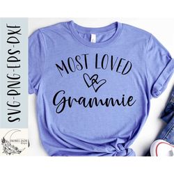 most loved grammie svg design - grammie svg file for cricut - grammie shirt svg - sunflower digital download