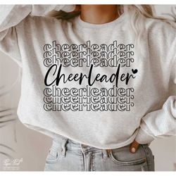 cheerleader svg png, cheer mom svg, cheer coach svg, cheer shirt svg, fall sports svg, cheer season svg, png sublimation