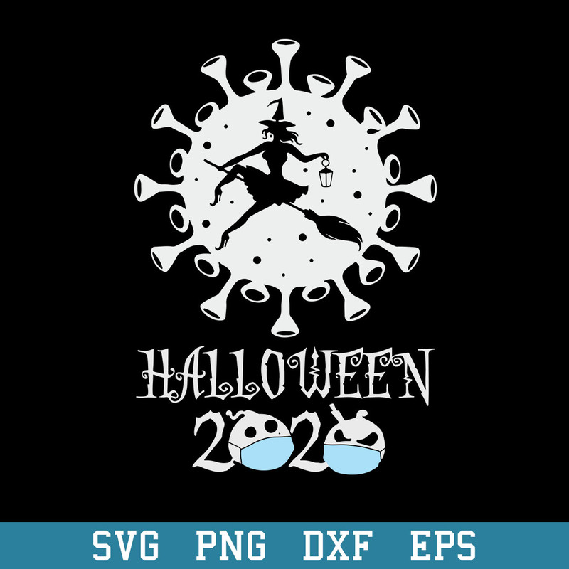 Halloween 2020 Witch Broomstick Witches Quarantine Svg, Halloween Svg, Png Dxf Eps Digital File.jpeg