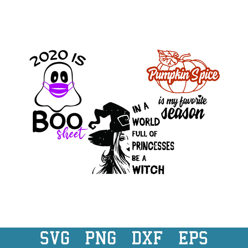 Halloween Bundle In A World Full Of Princesses Svg, Halloween Svg, Png Dxf Eps Digital File.jpeg