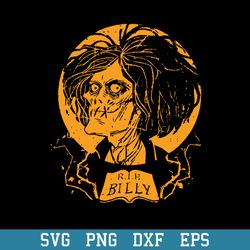 halloween disney rip billy 80s svg, halloween svg, png dxf eps digital file