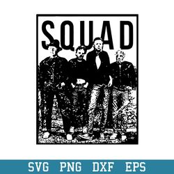 horror movies squad svg, horror characters svg, halloween svg, png dxf eps digital file