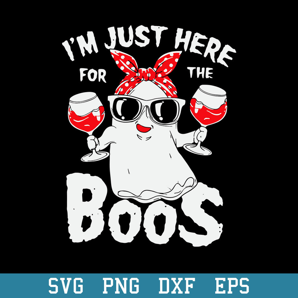 I_m Just Here For The Books Svg, Halloween Svg, Png Dxf Eps Digital File.jpeg