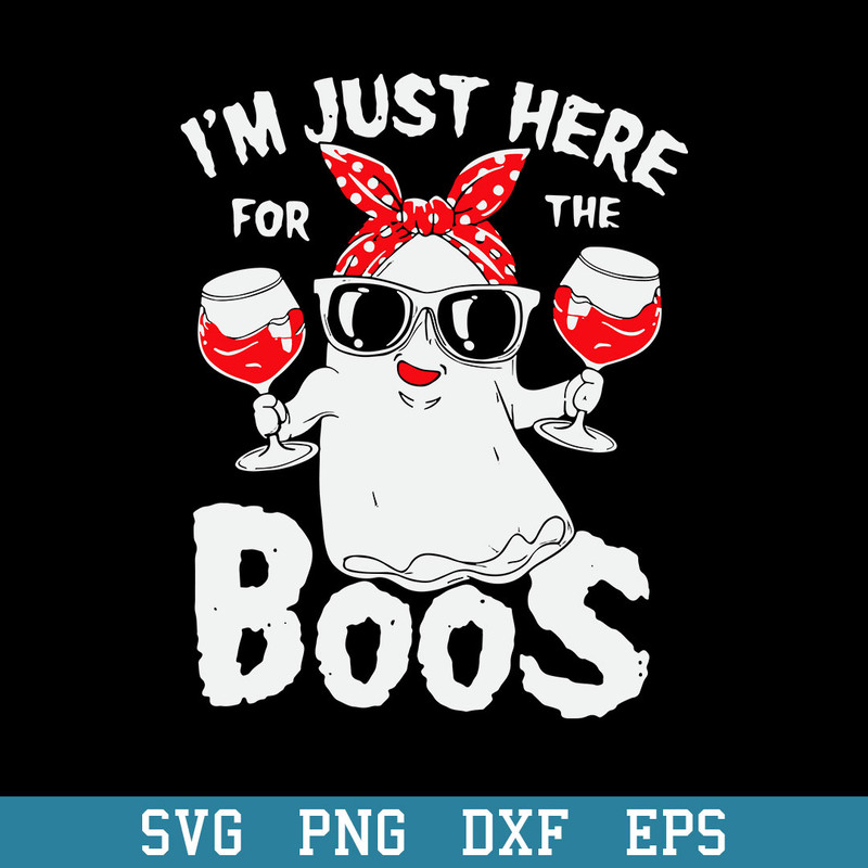 I_m Just Here For The Books Svg, Halloween Svg, Png Dxf Eps Digital File.jpeg