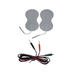 2 PCs Pin Electrode Pads with Connecting Cable for Any Model device of DENAS & DIADENS & Neurodens PCM