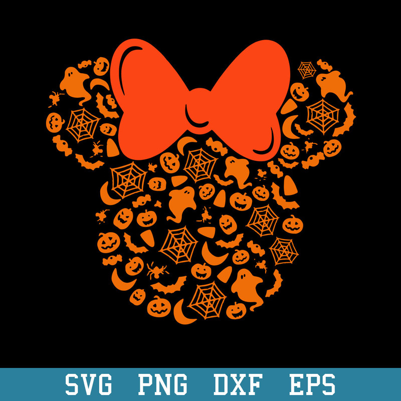 Minnie Mouse Halloween Svg, Disney Svg, Halloween Svg, Png Dxf Eps Digital File.jpeg