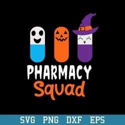 pharmacy squad halloween pills svg, halloween svg, png dxf eps digital file
