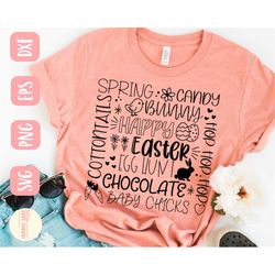 easter svg design - easter subway art svg file for cricut - easter shirt svg - digital download