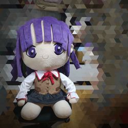 An example of a chibi toy. 30 inches. Large plush chibi toy.