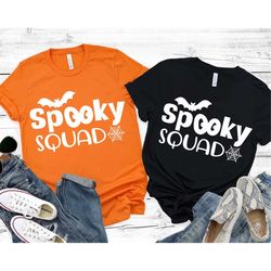 spooky squad svg, kids halloween svg, halloween squad, boy girl halloween costume, trick or treat svg, funny shirt svg f