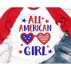 all american girl svg 4th of july svg fourth of july svg american cutie svg us flag svg girl patriotic svg for cricut &