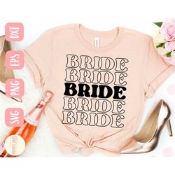 bride svg design - bride shirt svg file for cricut - wedding svg digital download