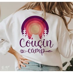 cousin camp svg, camping crew svg, family camping svg, family camp reunion svg, camping life svg, happy camper svg, camp
