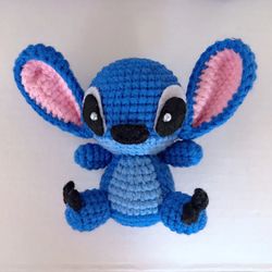 crochet dolls, crochet stitch, lilo & stitch crochet, amigurumi stitch, alien crochet, gift craft supplies & tools